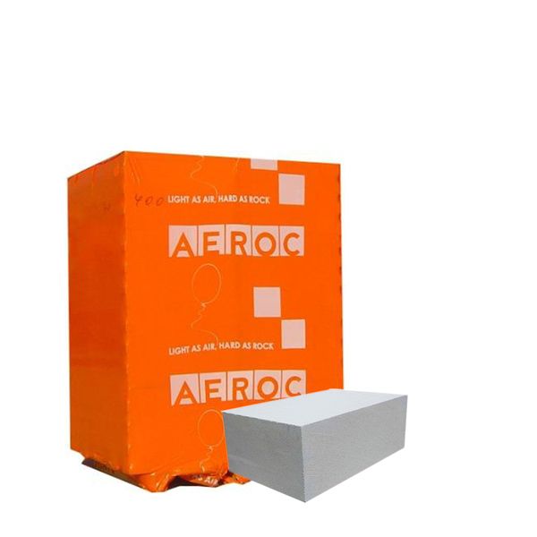 Газоблок AEROC Обухов 400 мм гладкий D400 S-23112 фото
