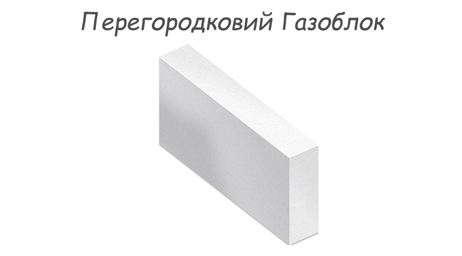 Перегородковий газоблок